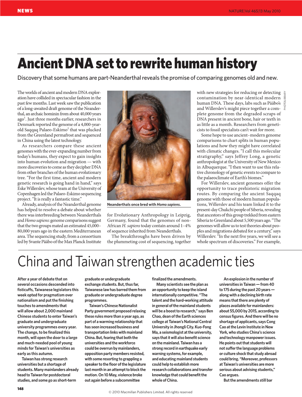 Ancient DNA Set to Rewrite Human History China and Taiwan Strengthen Academic Ties