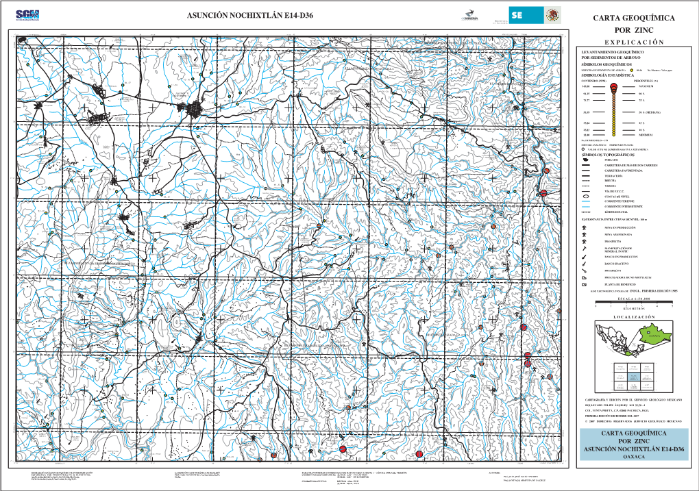 0 1 2 3 4 5 ` Rea Mineralizada Buenavista Jaltepec `