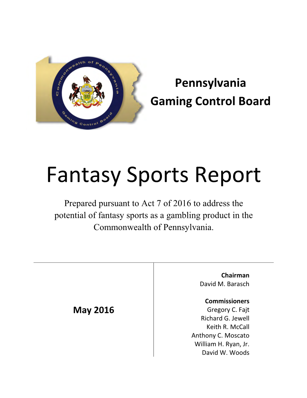 Fantasy Sports Report