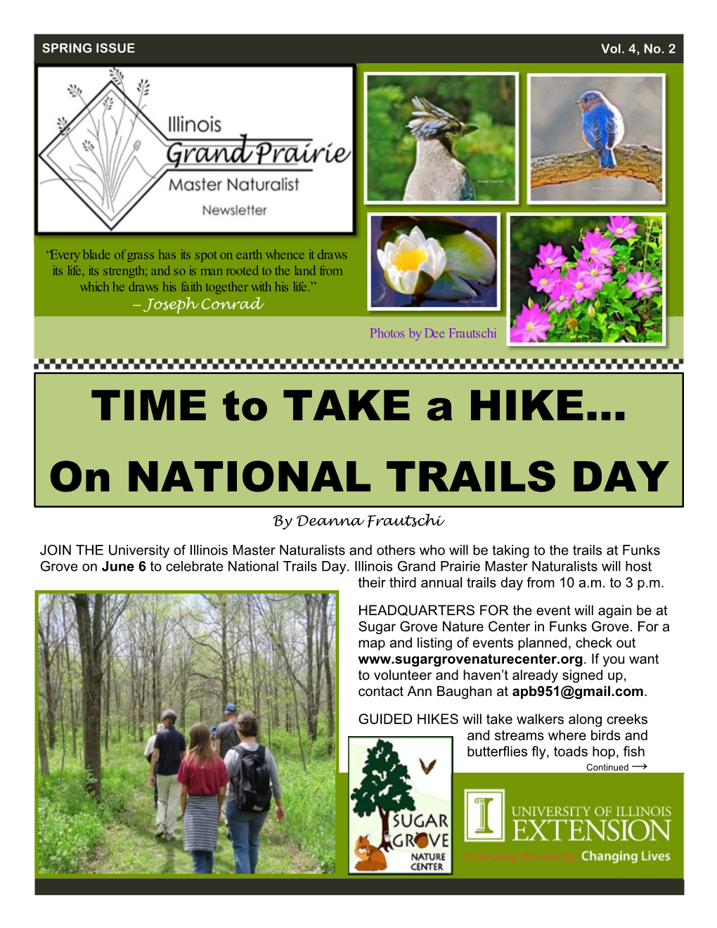 TIME to TAKE a HIKE… on NATIONAL TRAILS