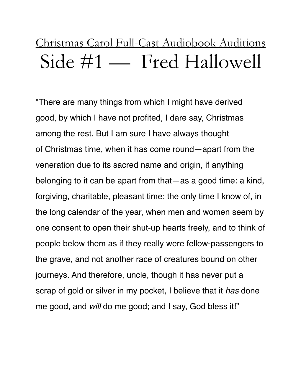 Fred Hallowell