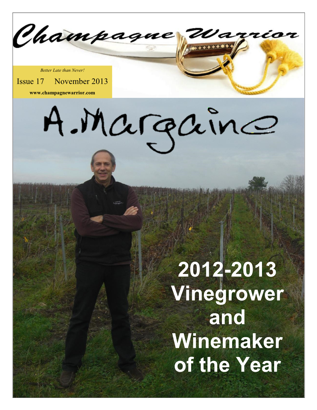 Champagne Warrior Issue 17 November 2013 1