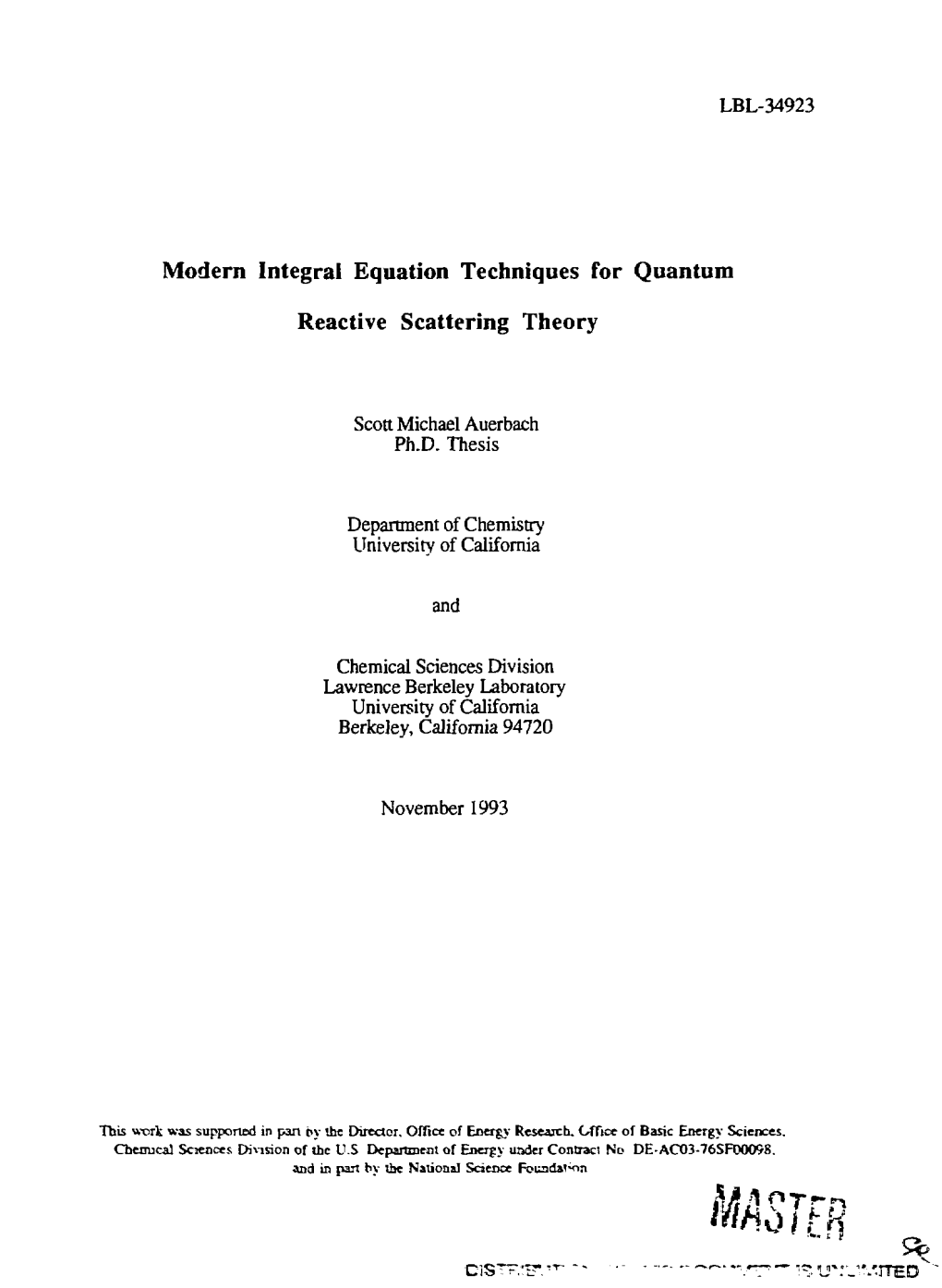 Modern Integral Equation Techniques for Quantum Reactive Scattering Theory