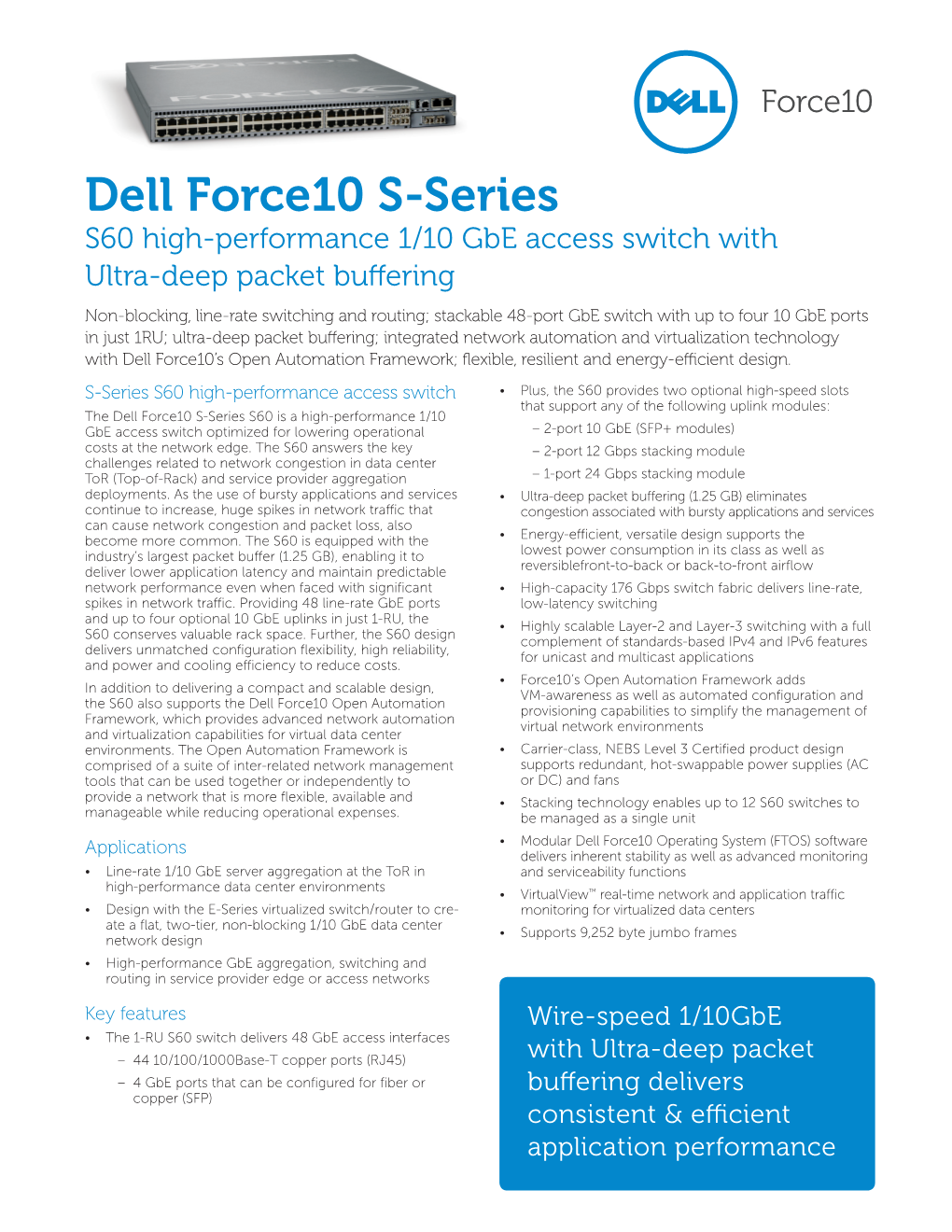 Dell Force10 S-Series