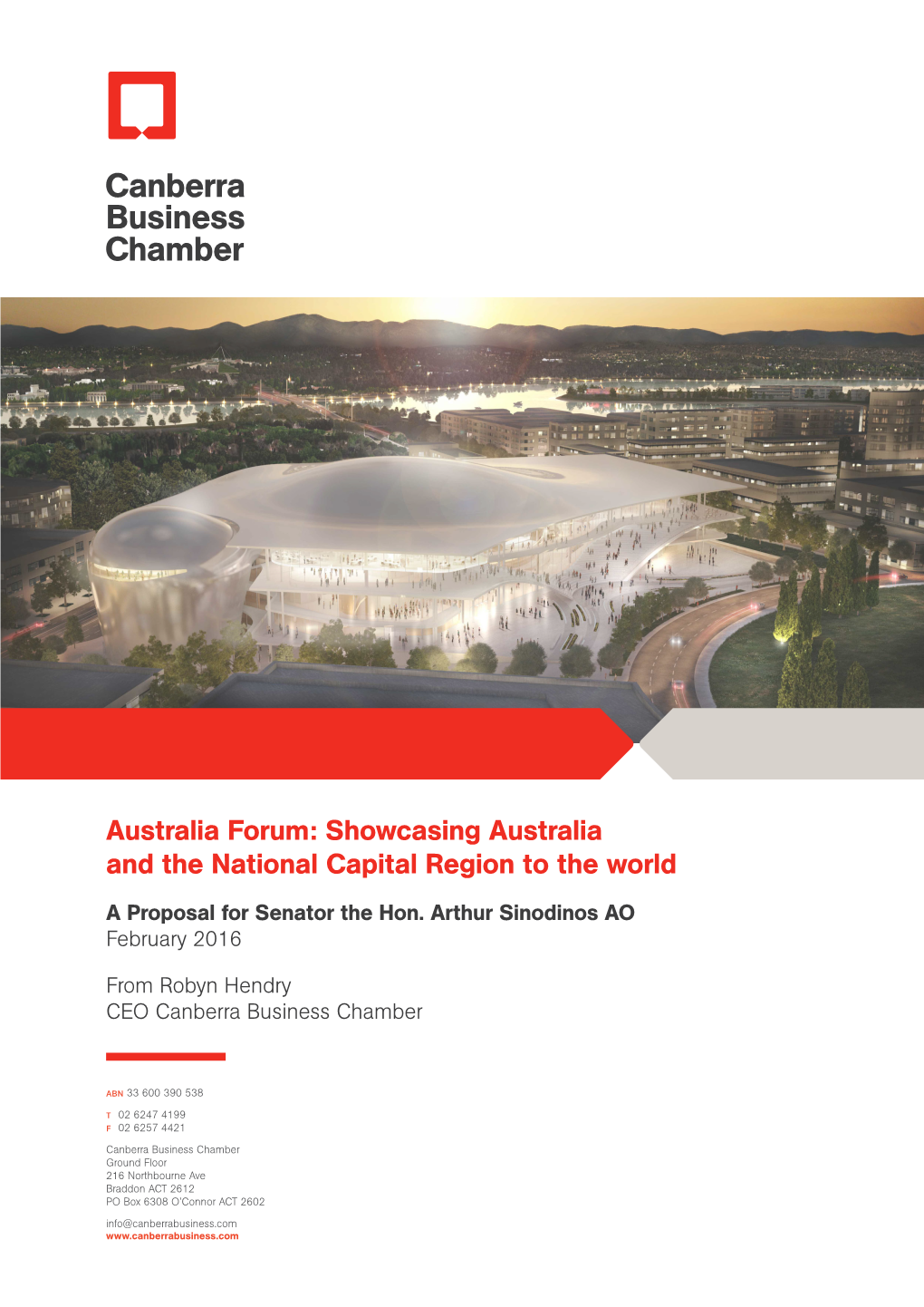 Australia Forum: Showcasing Australia and the National Capital Region to the World