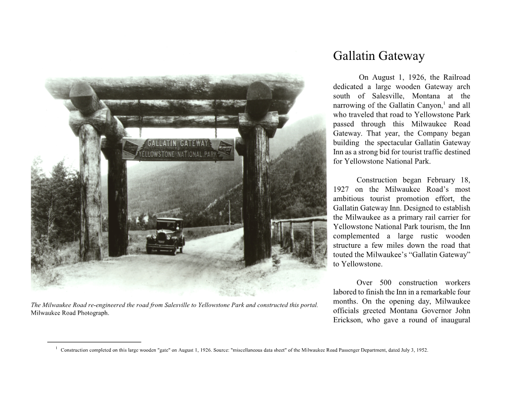 Gallatin Gateway