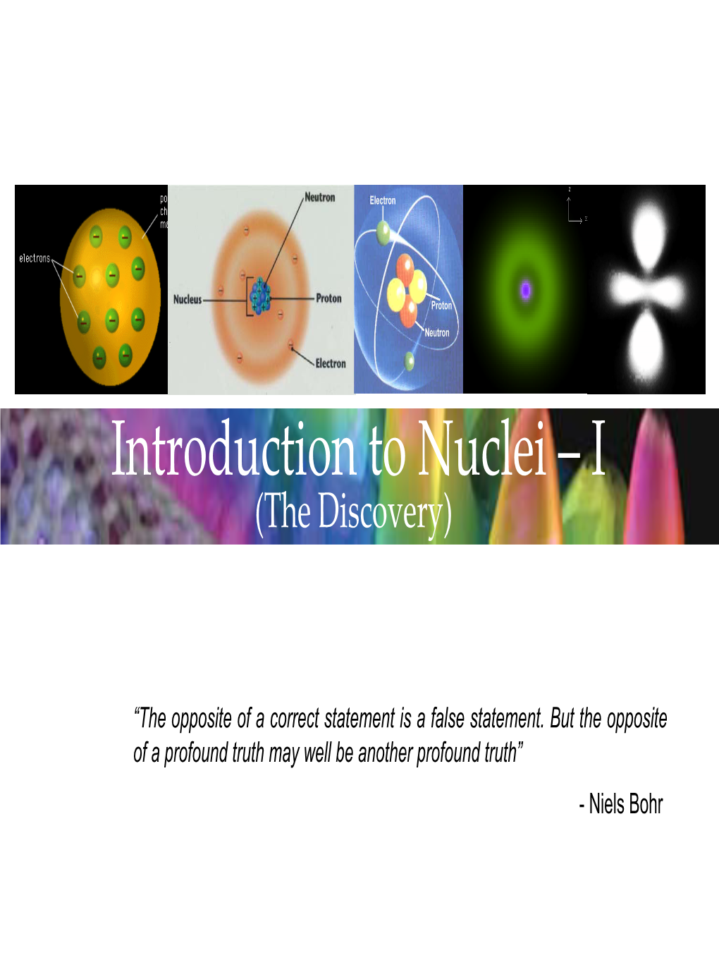 Structure of the Atom