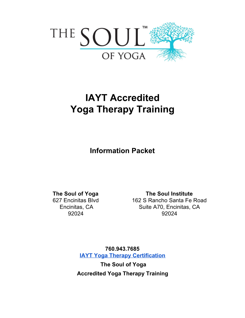 IAYT Accredited Yoga Therapy Training