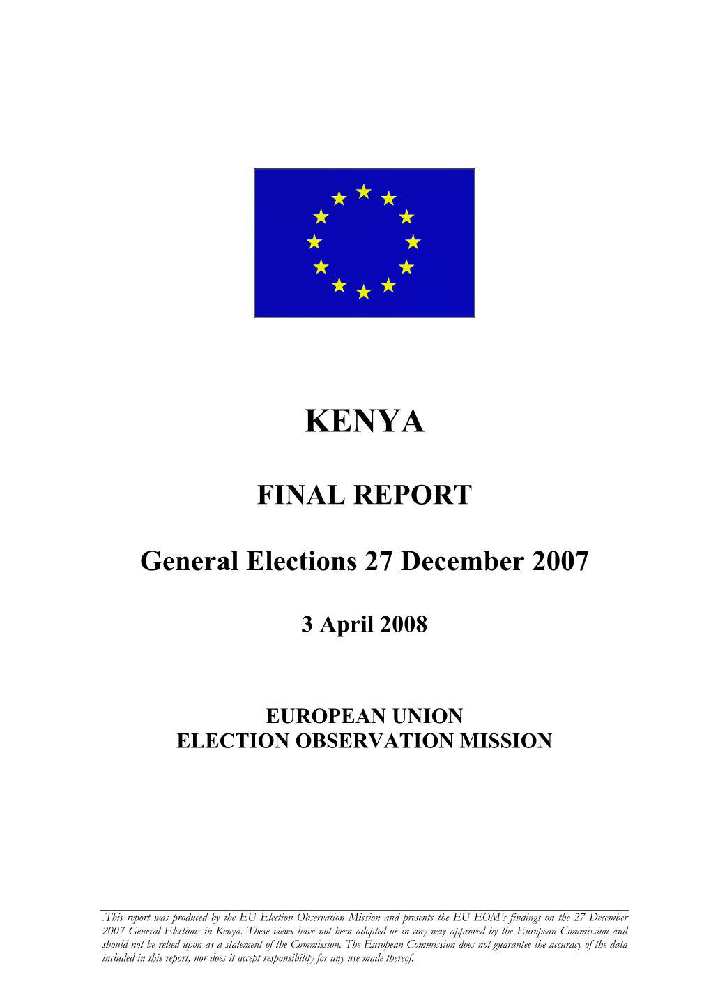 Kenya Final Report