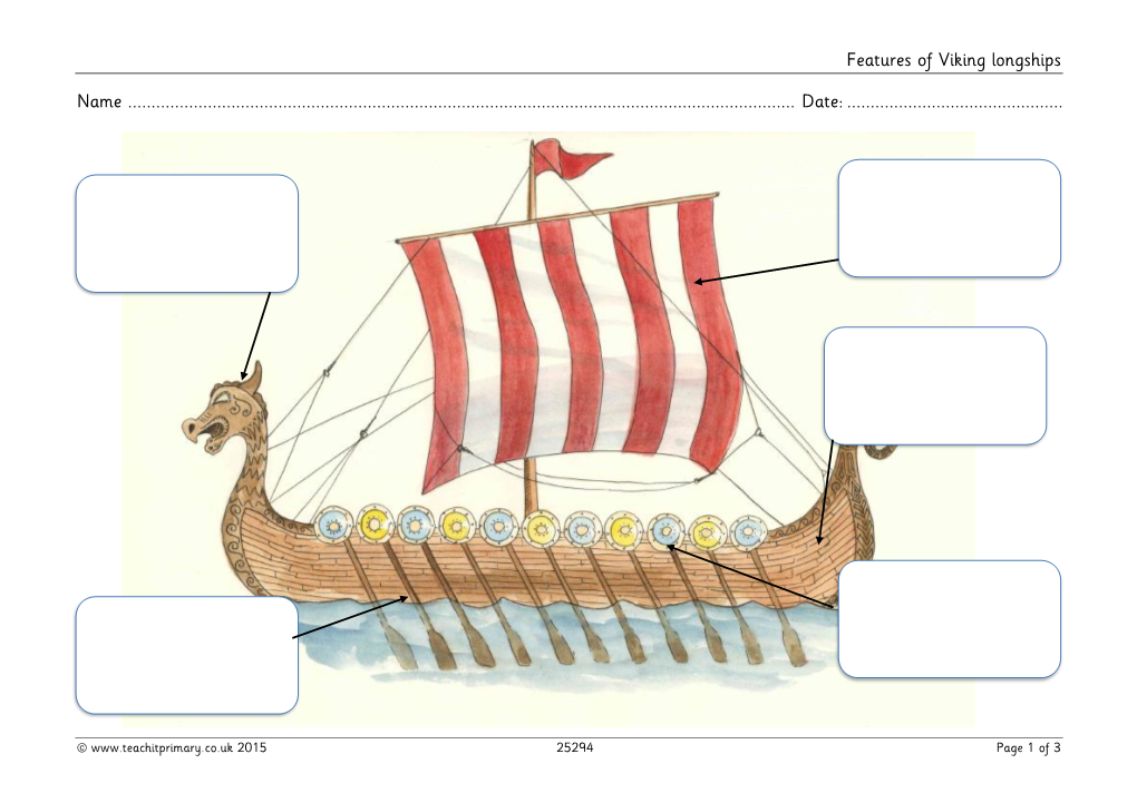Features of Viking Longships