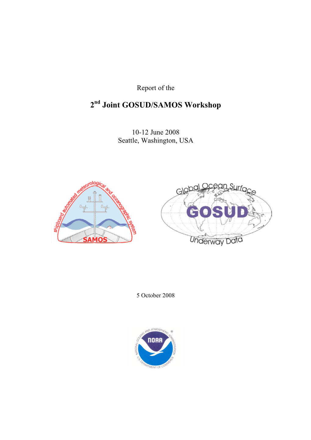 2 Joint GOSUD/SAMOS Workshop