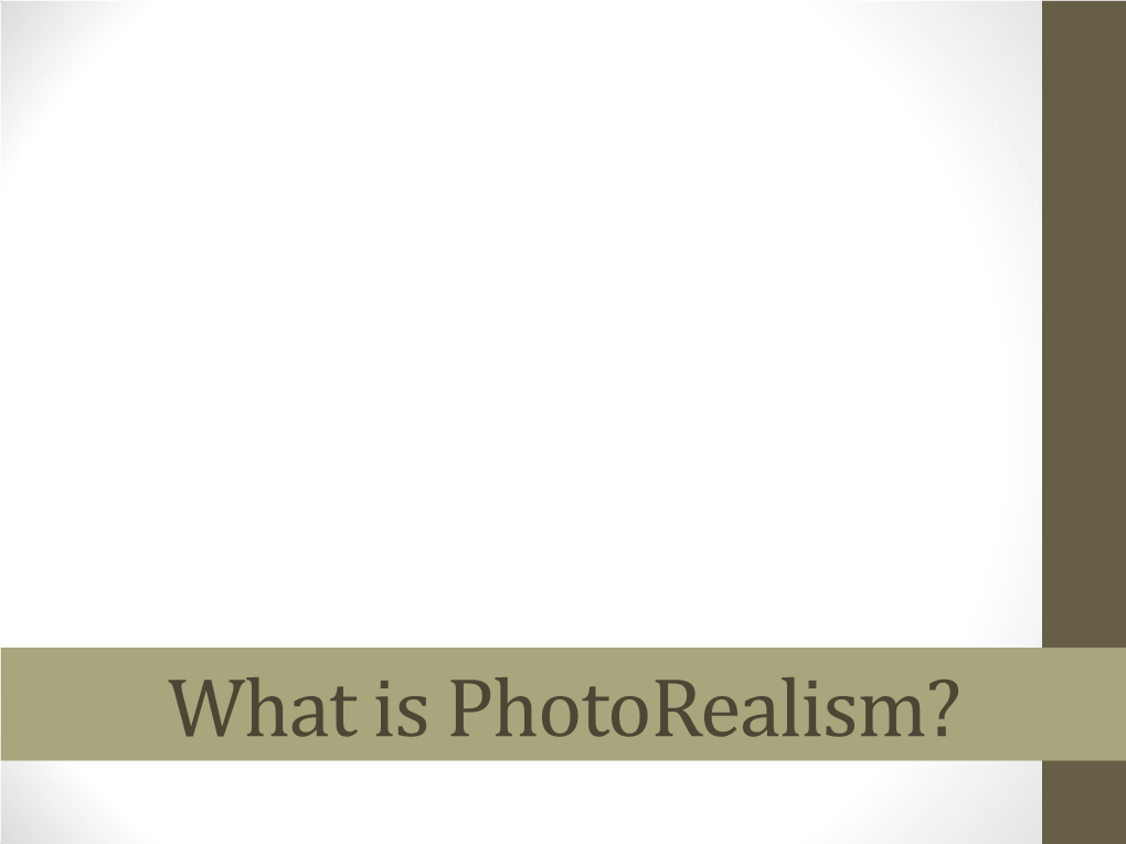 Realism Presentation Web Format