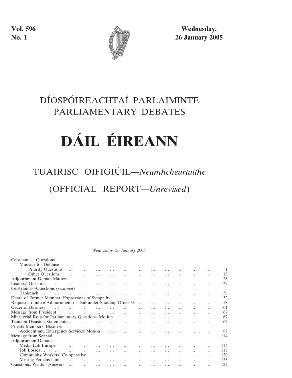 Da´Il E´Ireann