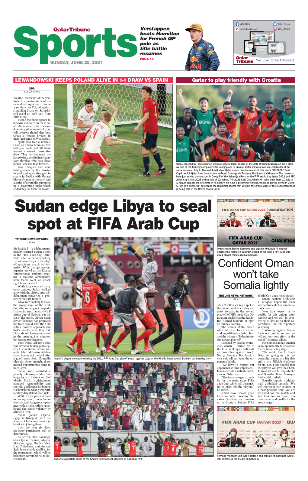 Sudan Edge Libya to Seal Spot at FIFA Arab Cup