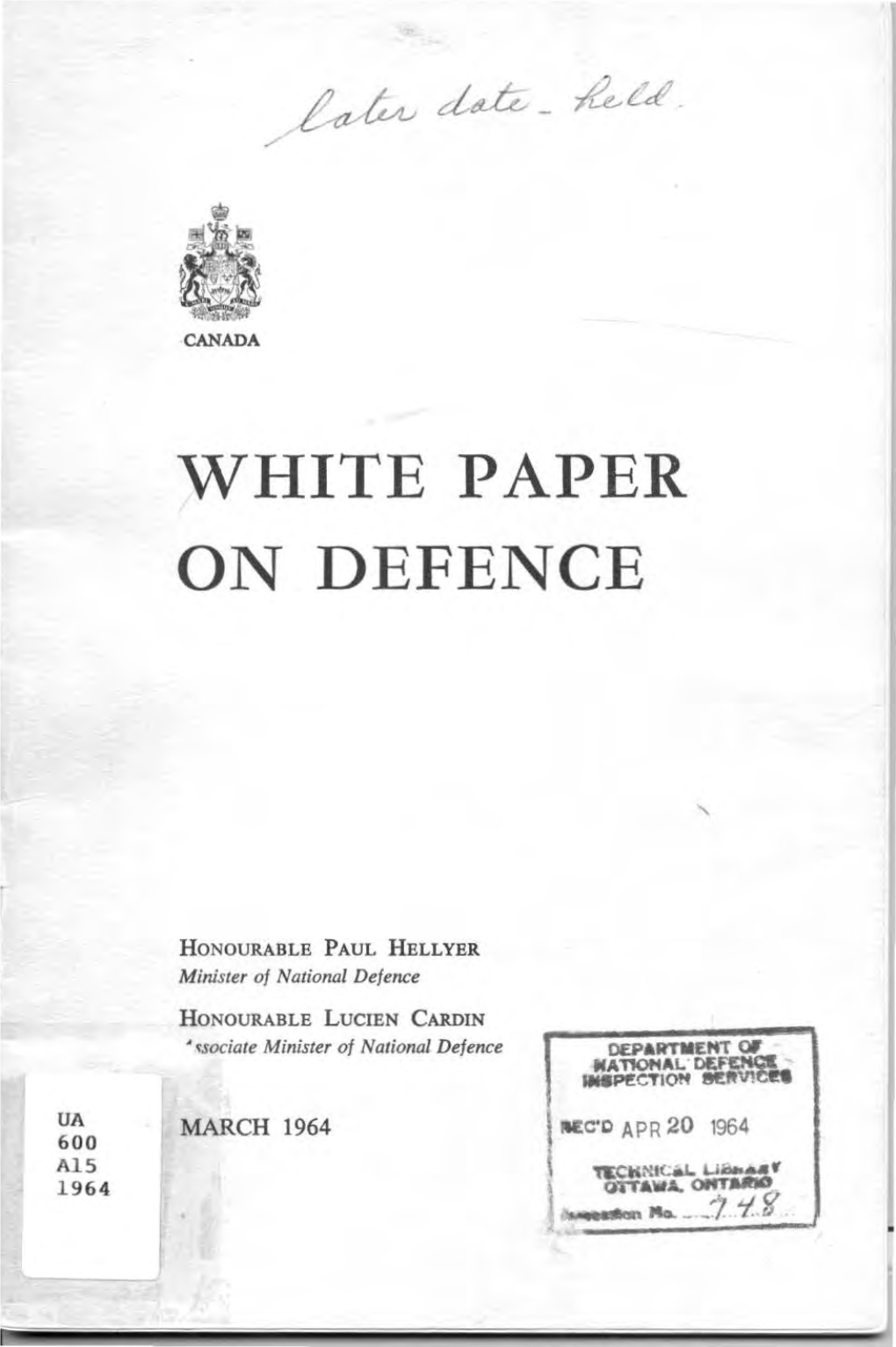 White Paper on Defence