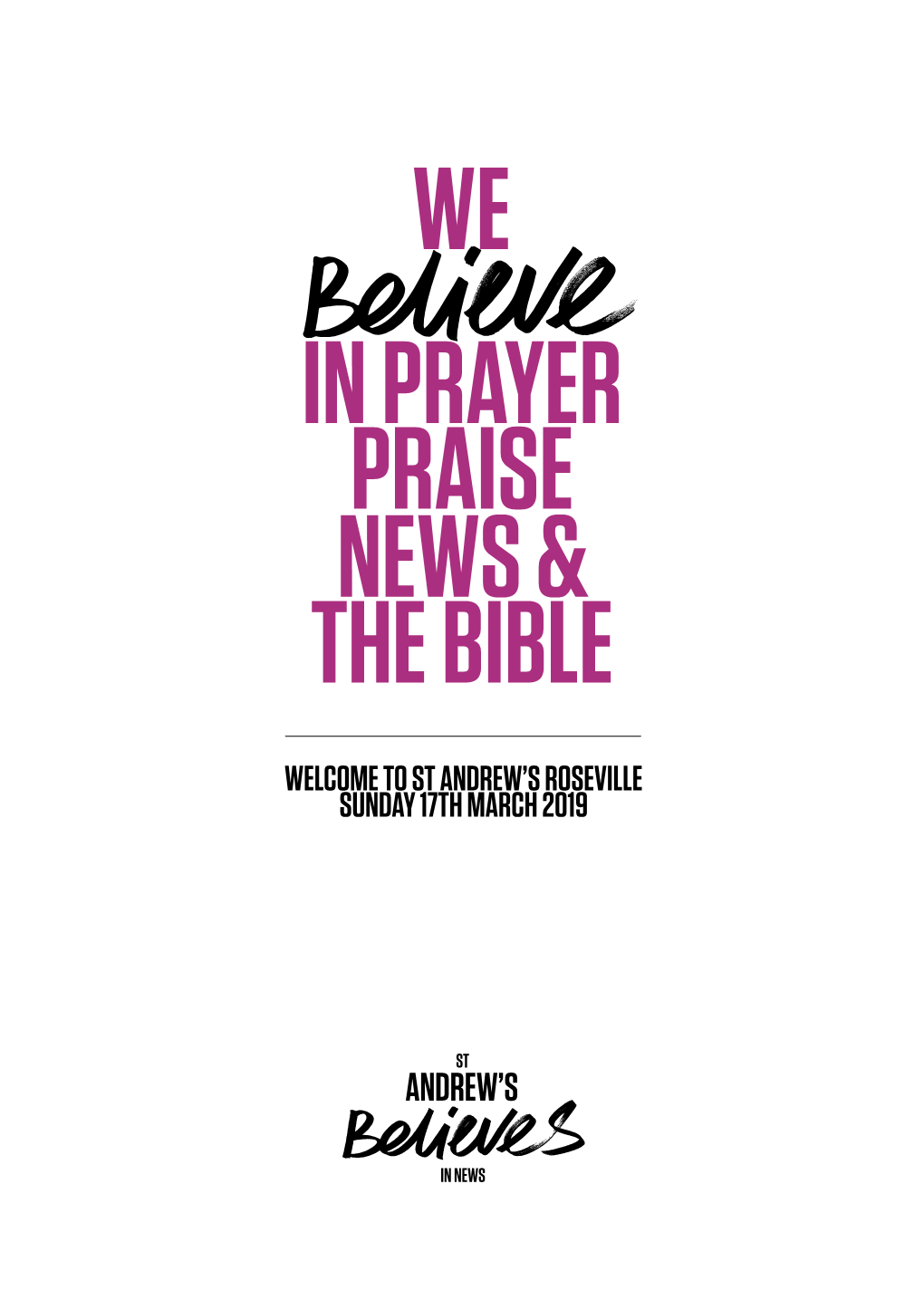 We in Prayer Praise News & the Bible