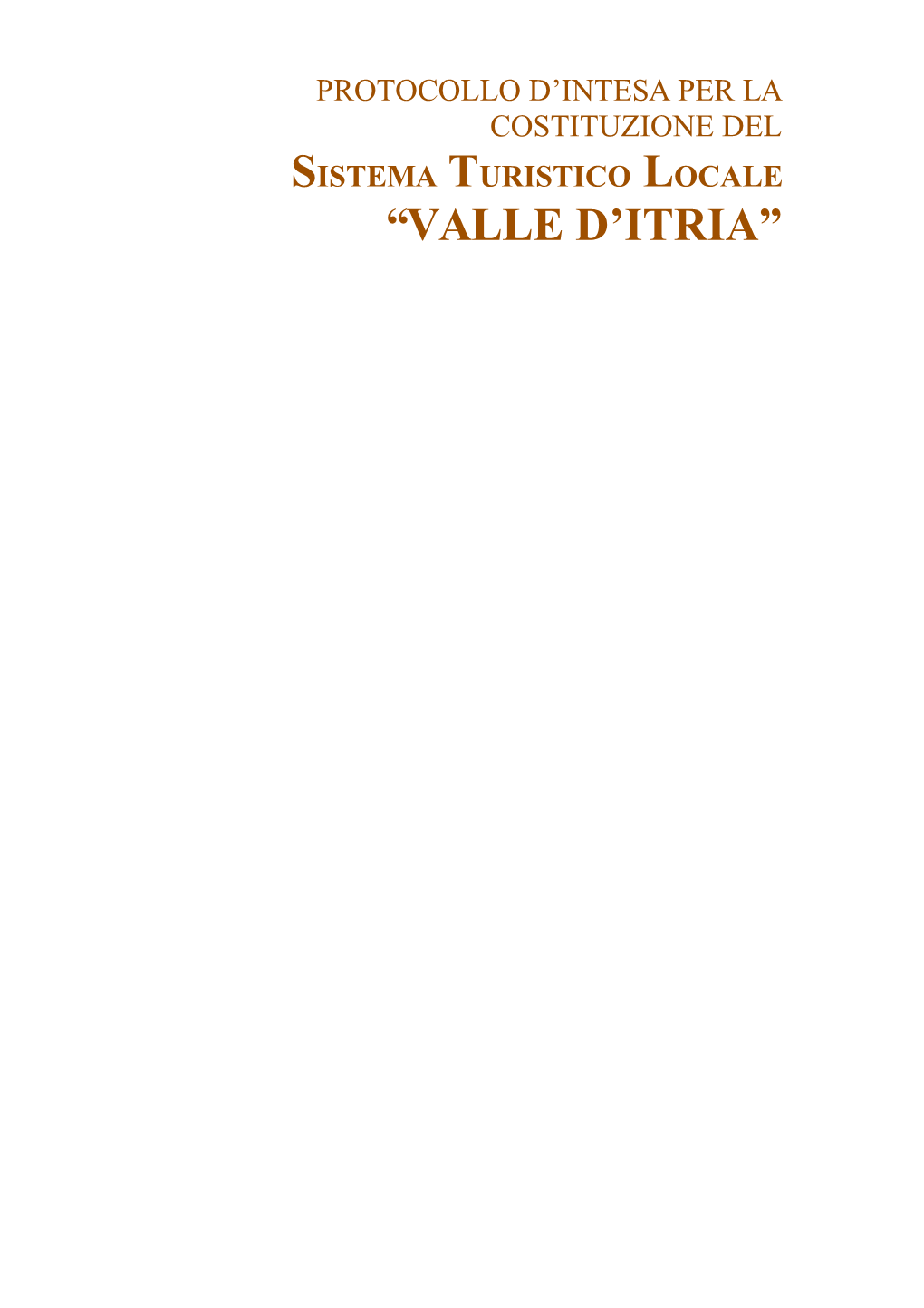 “Valle D'itria”