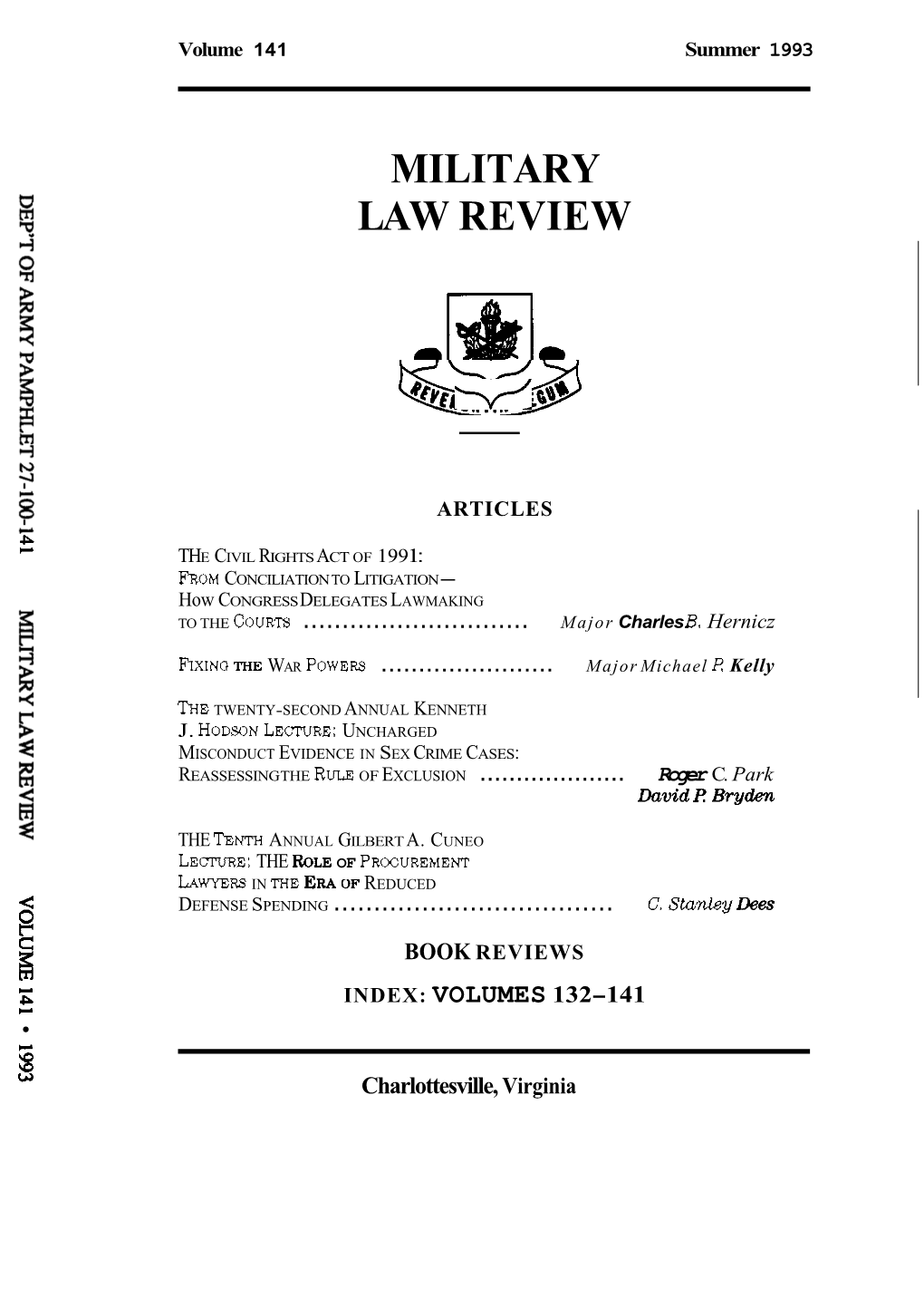 Military Law Review