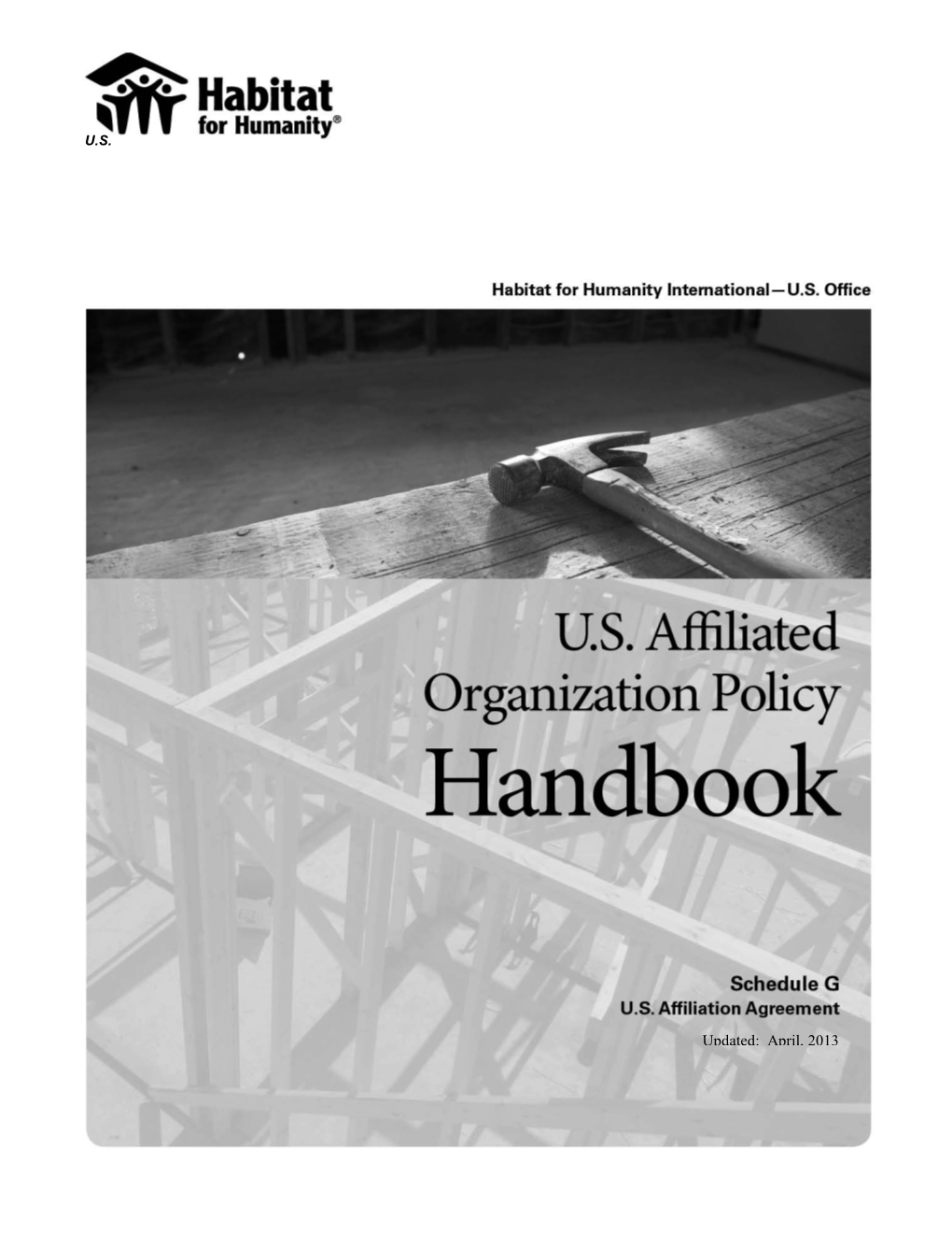 US Affiliated Organization Policy Handbook