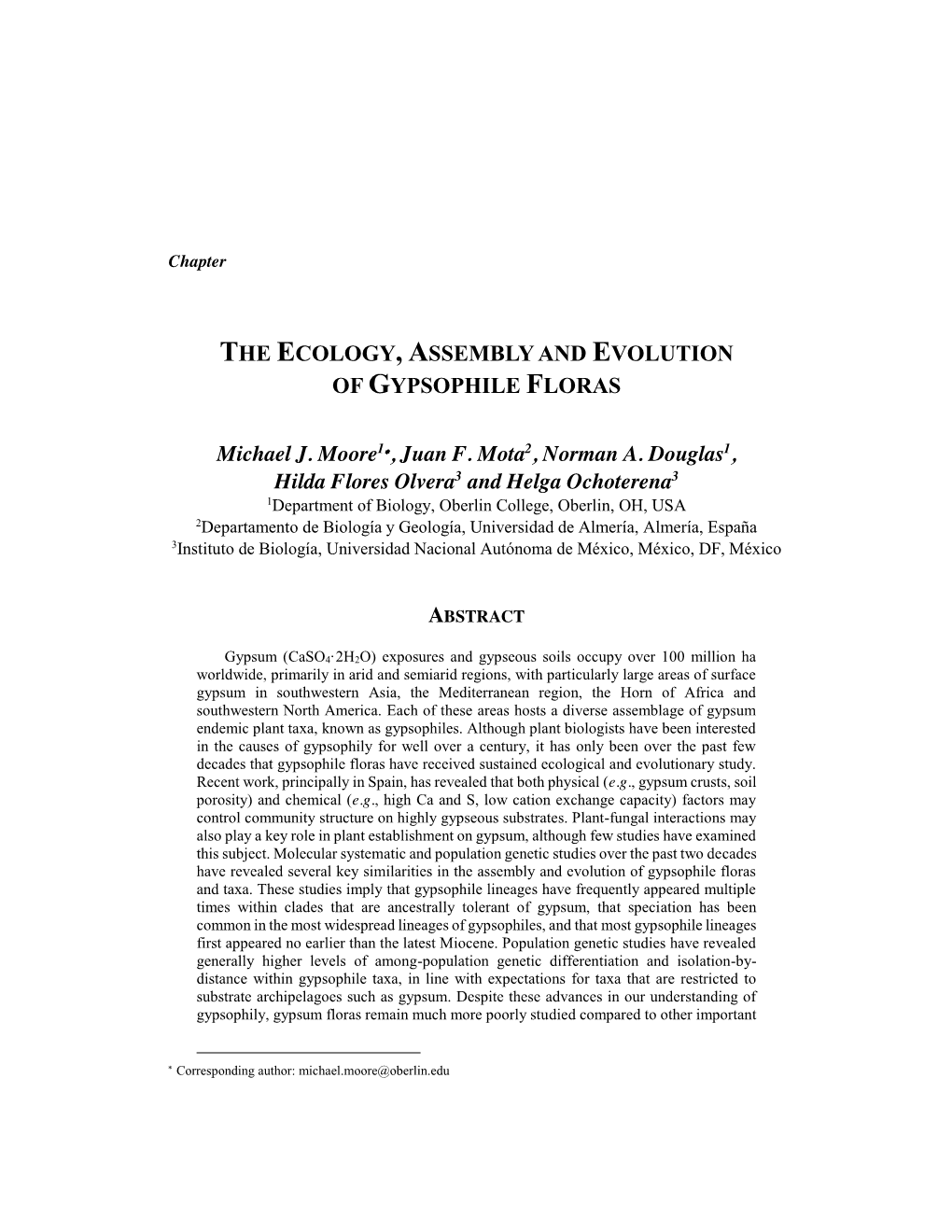 Moore-Et-Al.-2014-The-Ecology-Assembly-And-Evolution-Of-Gypsophile.Pdf