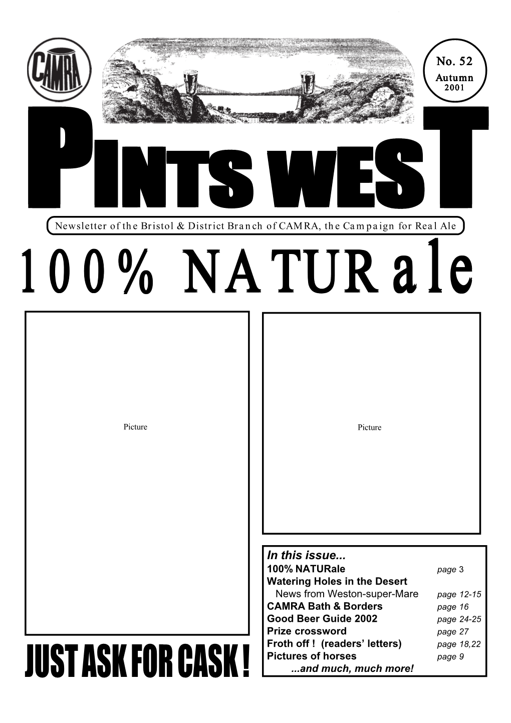 Pints West 52, Autumn 2001