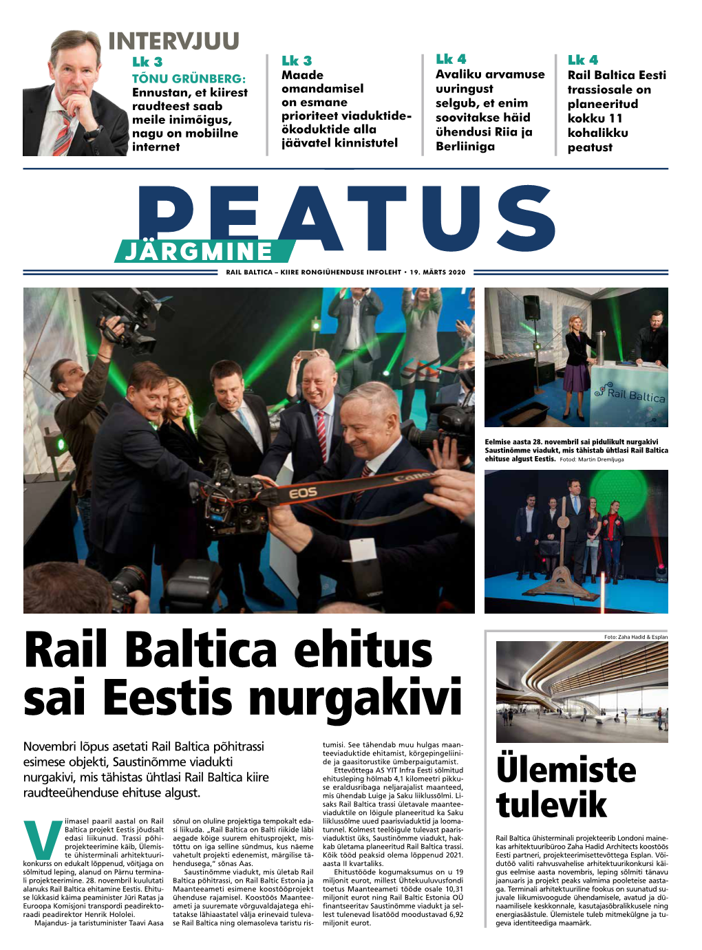 Rail Baltica Ehitus Sai Eestis Nurgakivi