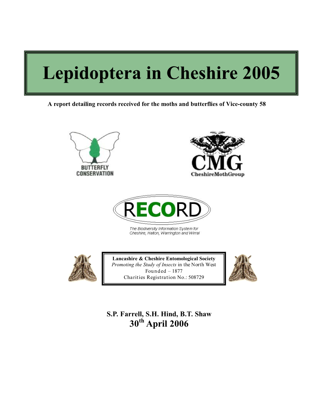 Lepidoptera in Cheshire 2005