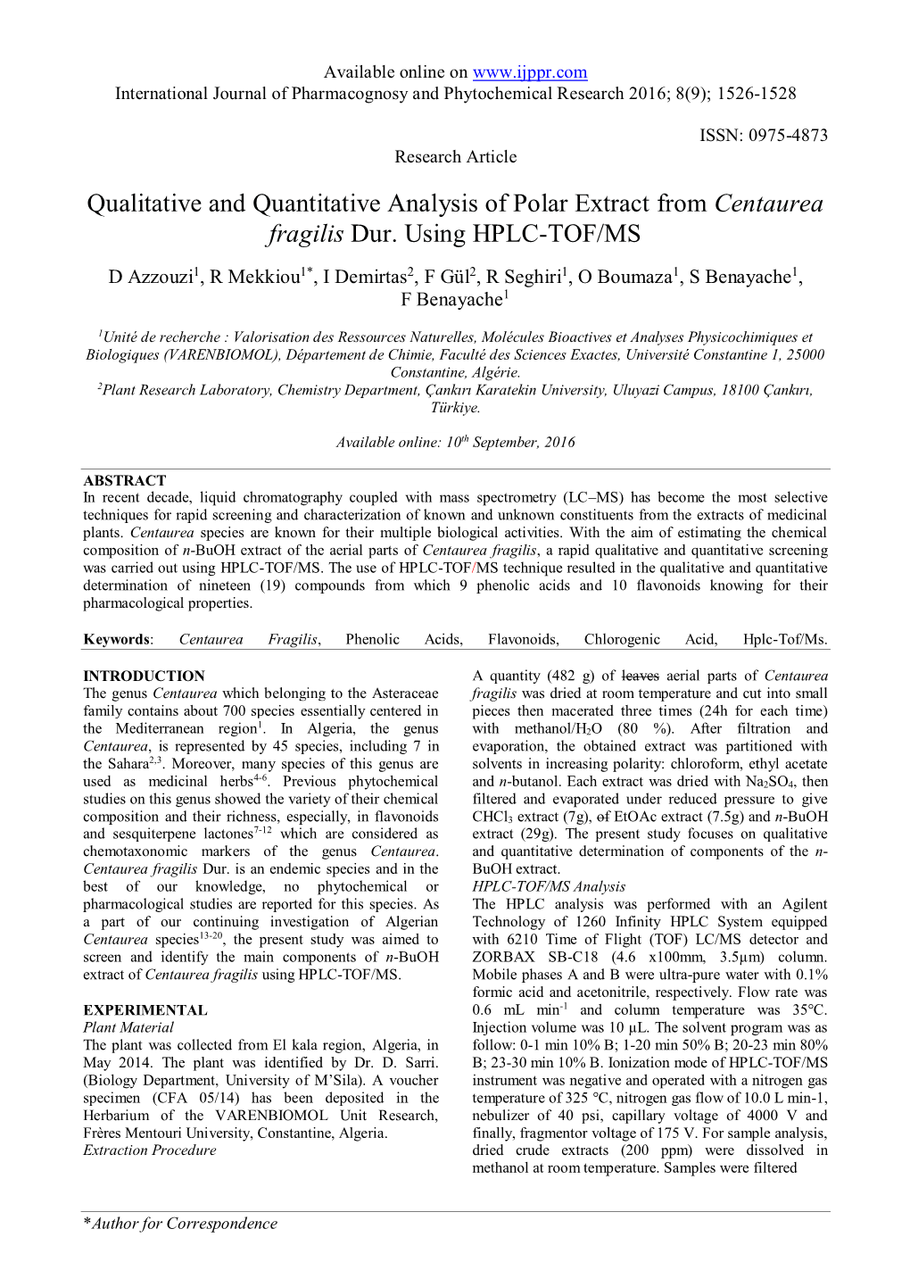 Α-N-Heterocyclic Thiosemicarbazone Derivatives As Potential Antitumor