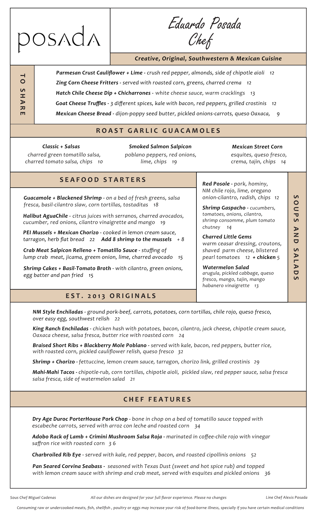 2021 Feb Menu