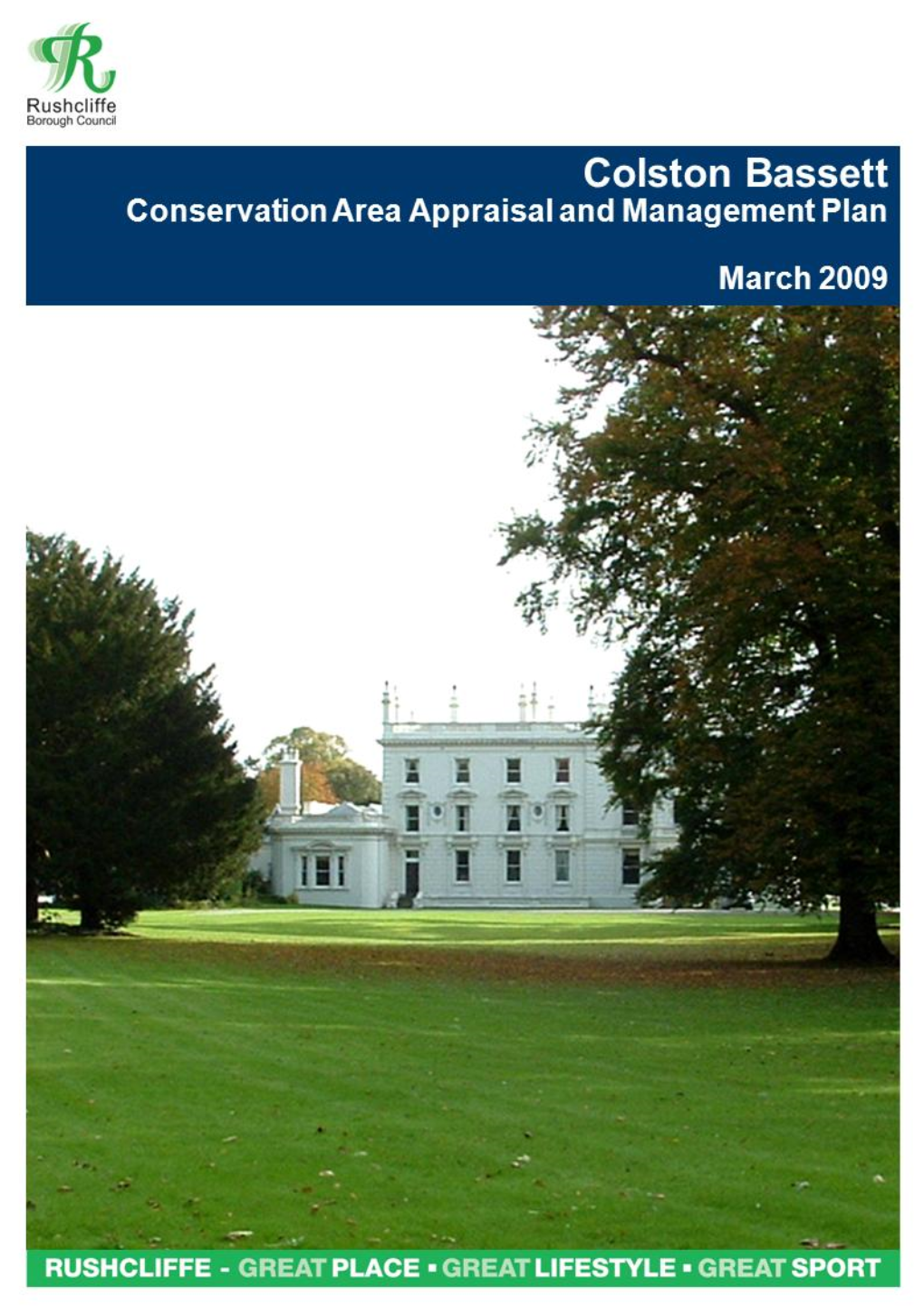 Colston Bassett Conservation Appraisal and Management Plan