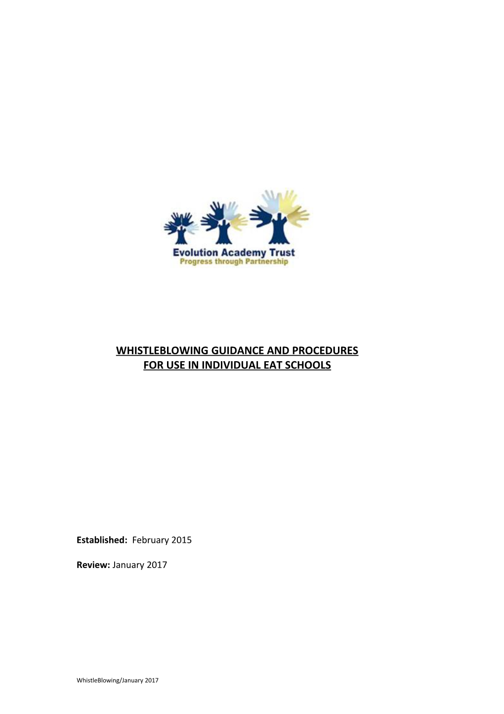 Whistleblowing Guidance and Procedures