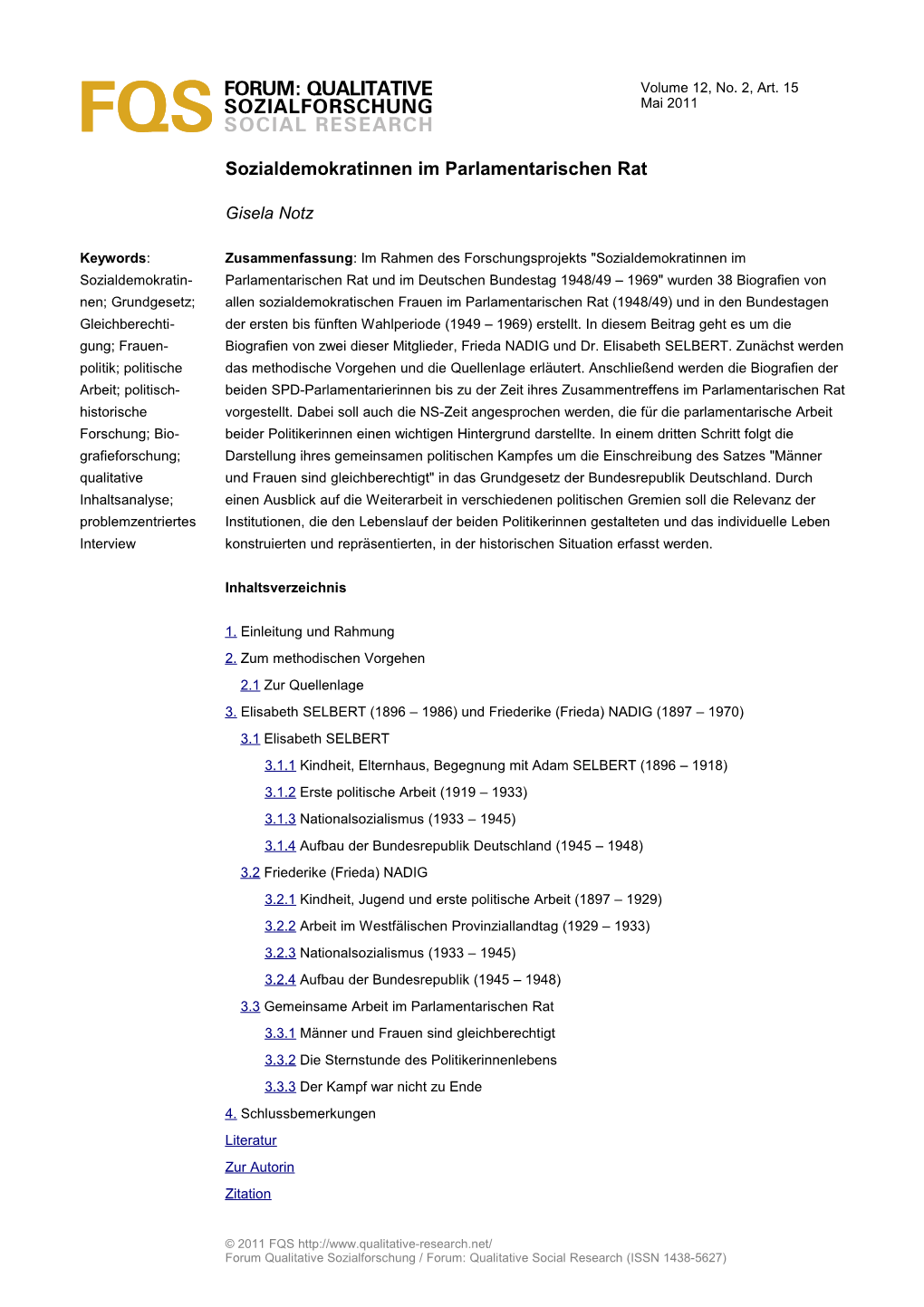 Forum: Qualitative Sozialforschung Social