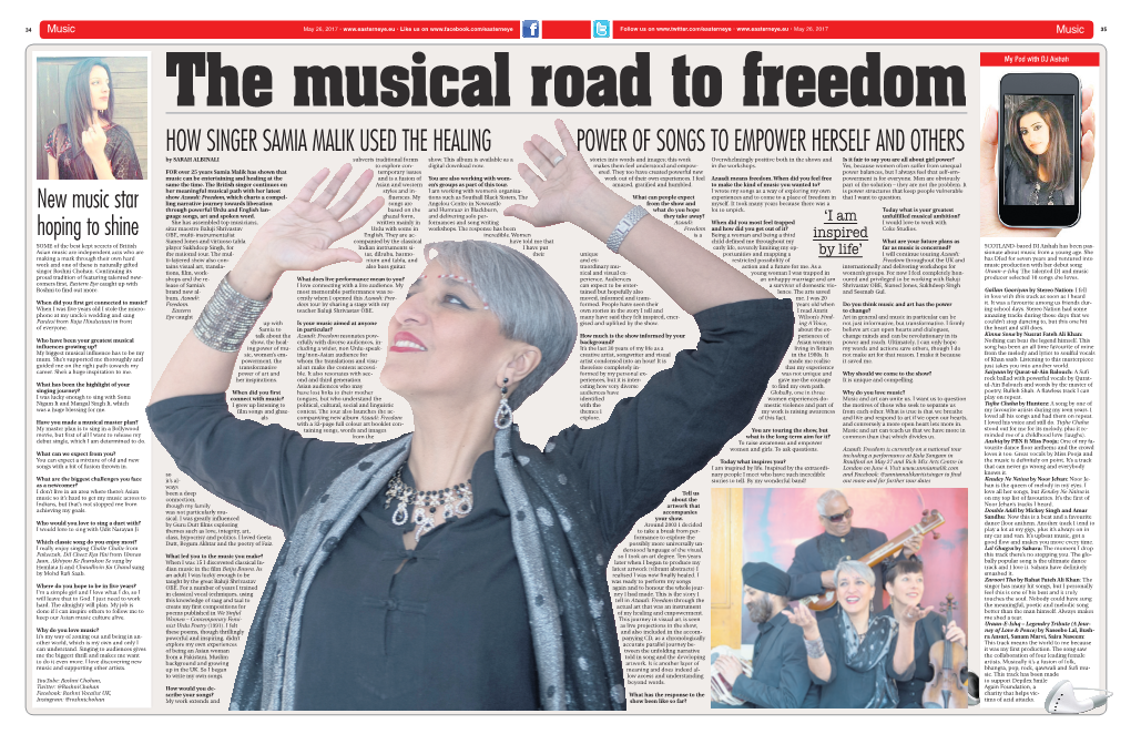 HOW SINGER SAMIA MALIK USED the HEALING POWER of SONGS to EMPOWER HERSELF and OTHERS by SARAH ALBINALI Subverts Traditional Forms Show