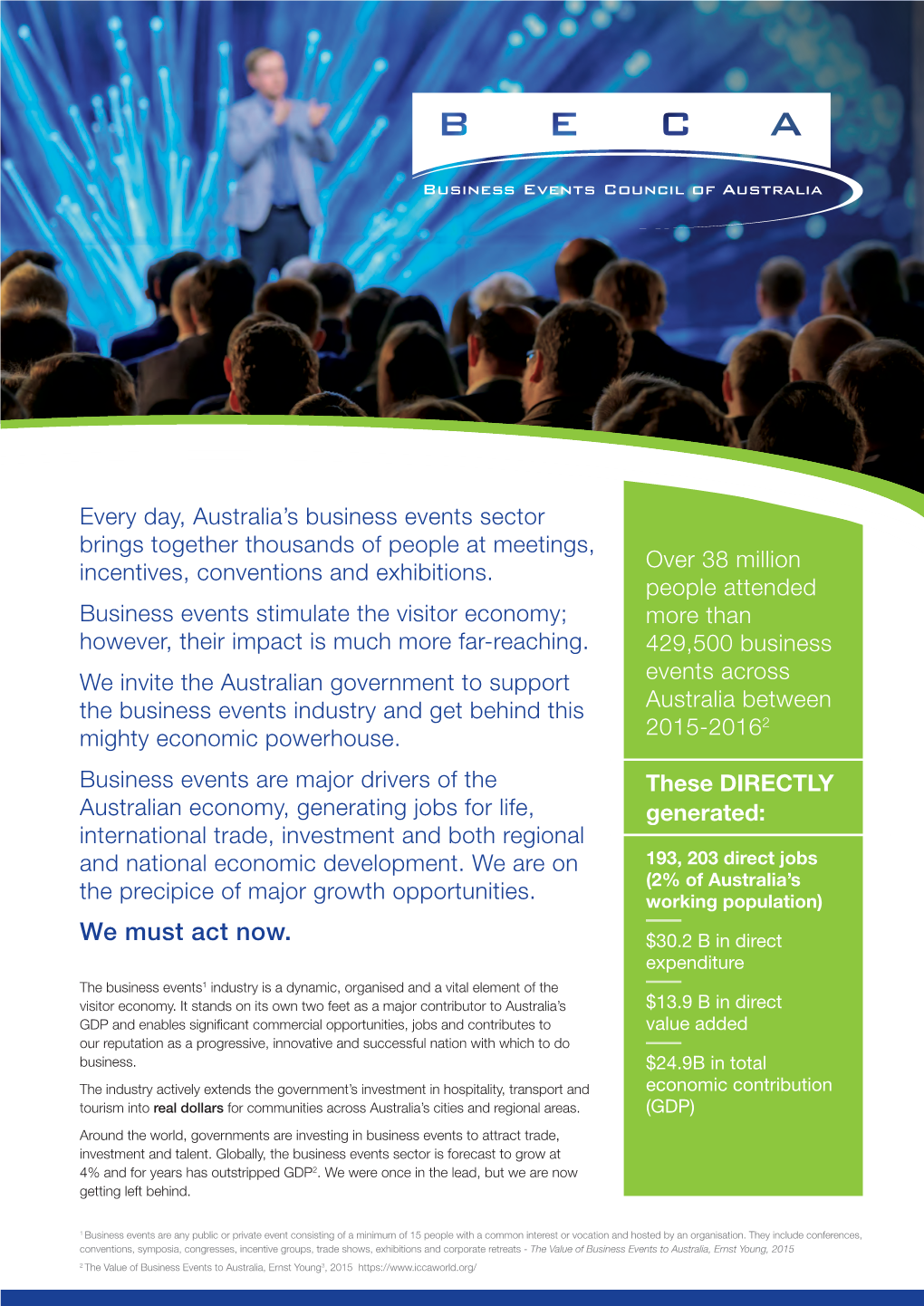 Business Events Council of Australia – Supporting Document