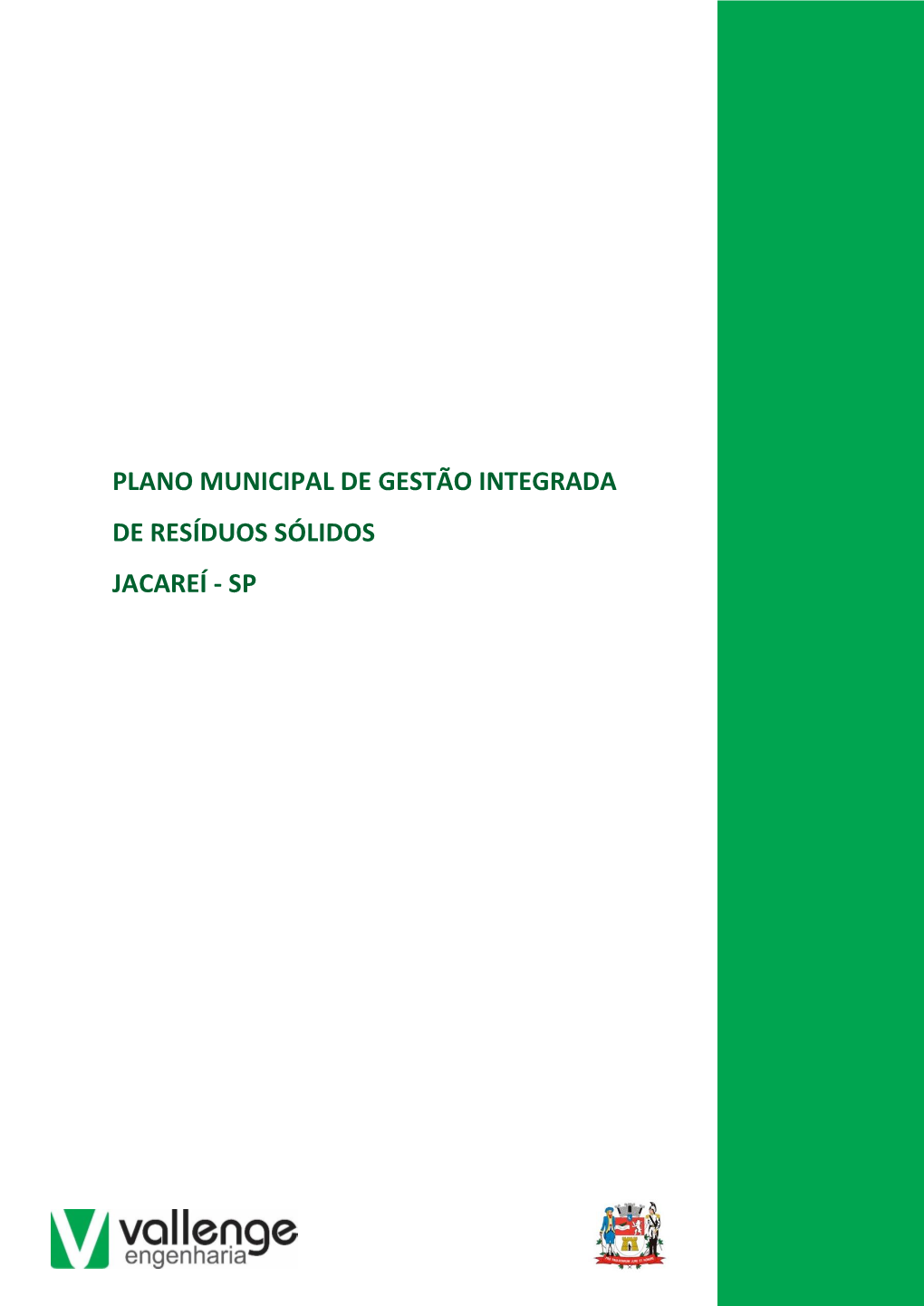 Plano Municipal De Gestão Integrada De Resíduos Sólidos Jacareí - Sp