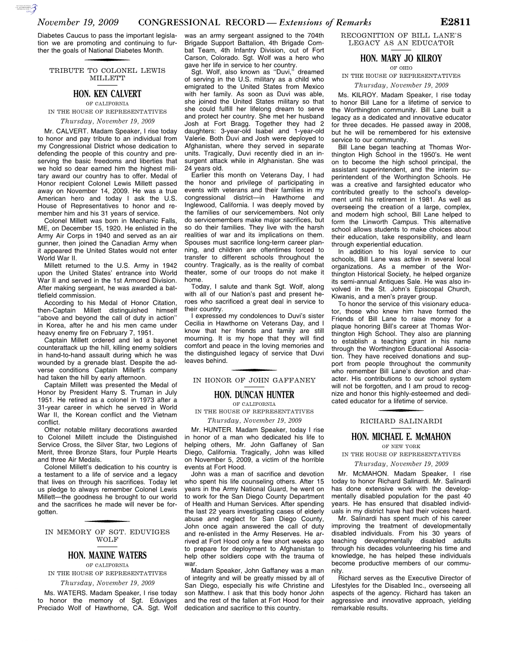 CONGRESSIONAL RECORD— Extensions Of