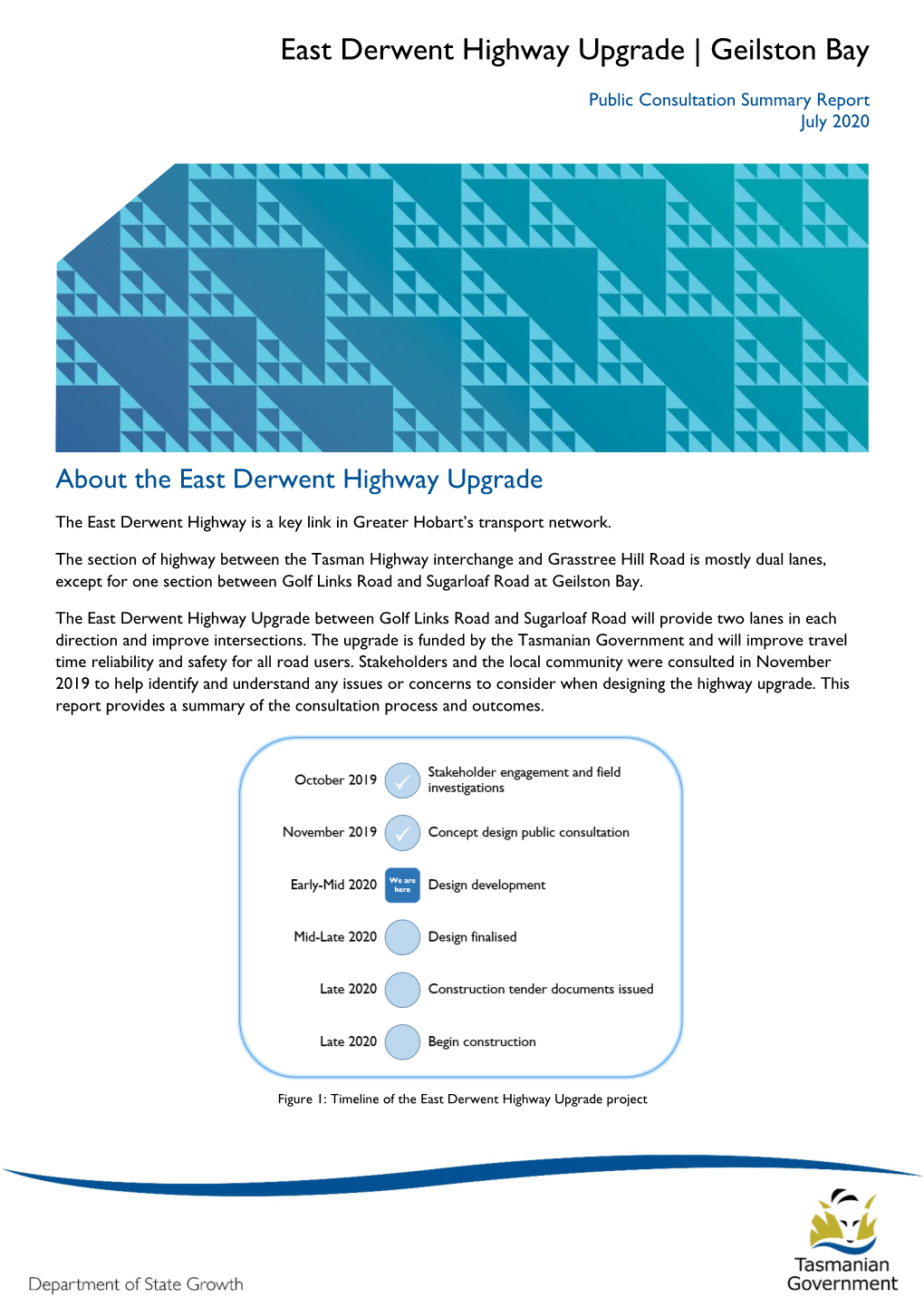 East Derwent Highway Upgrade | Geilston Bay