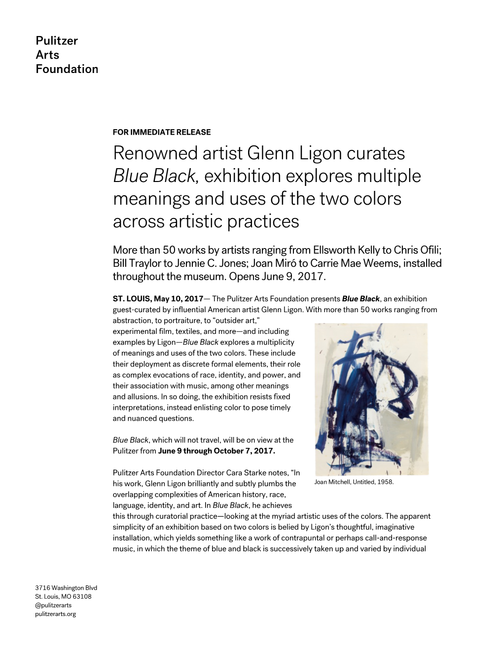 Blue Black, Exhibition Explores Multiple Meanings and Uses of the Two Colors Across Artistic Practices