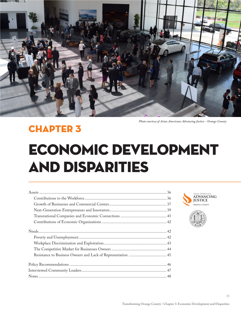 Economic Development and Disparities