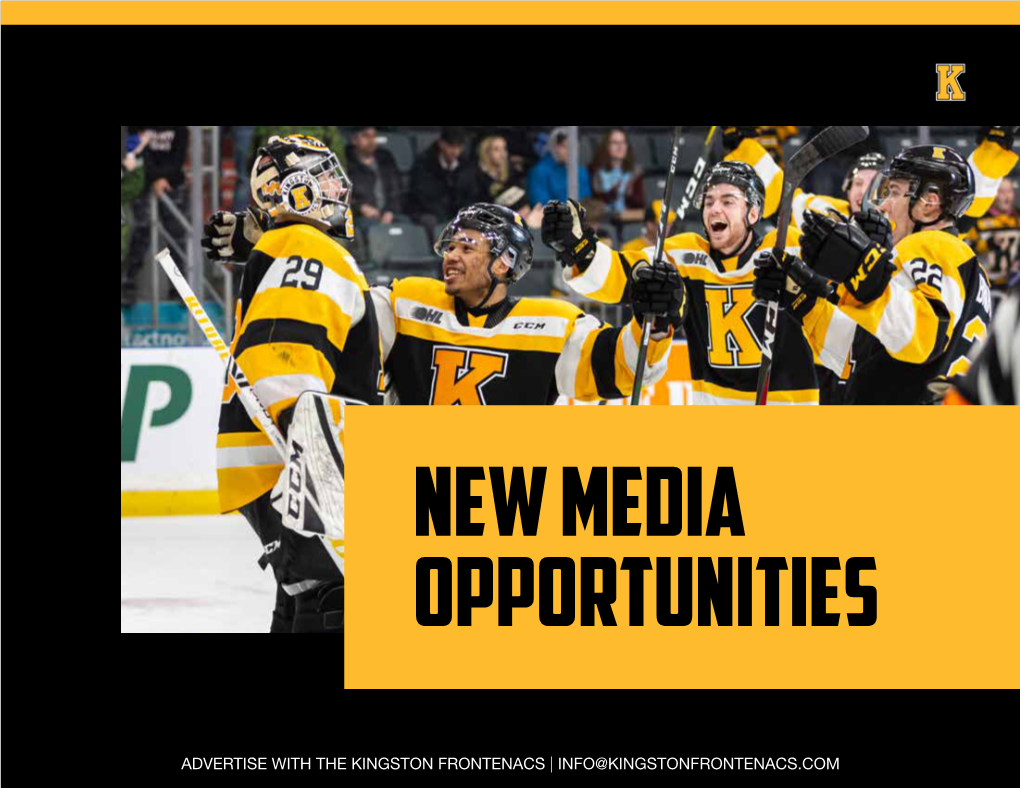 Advertise with the Kingston Frontenacs
