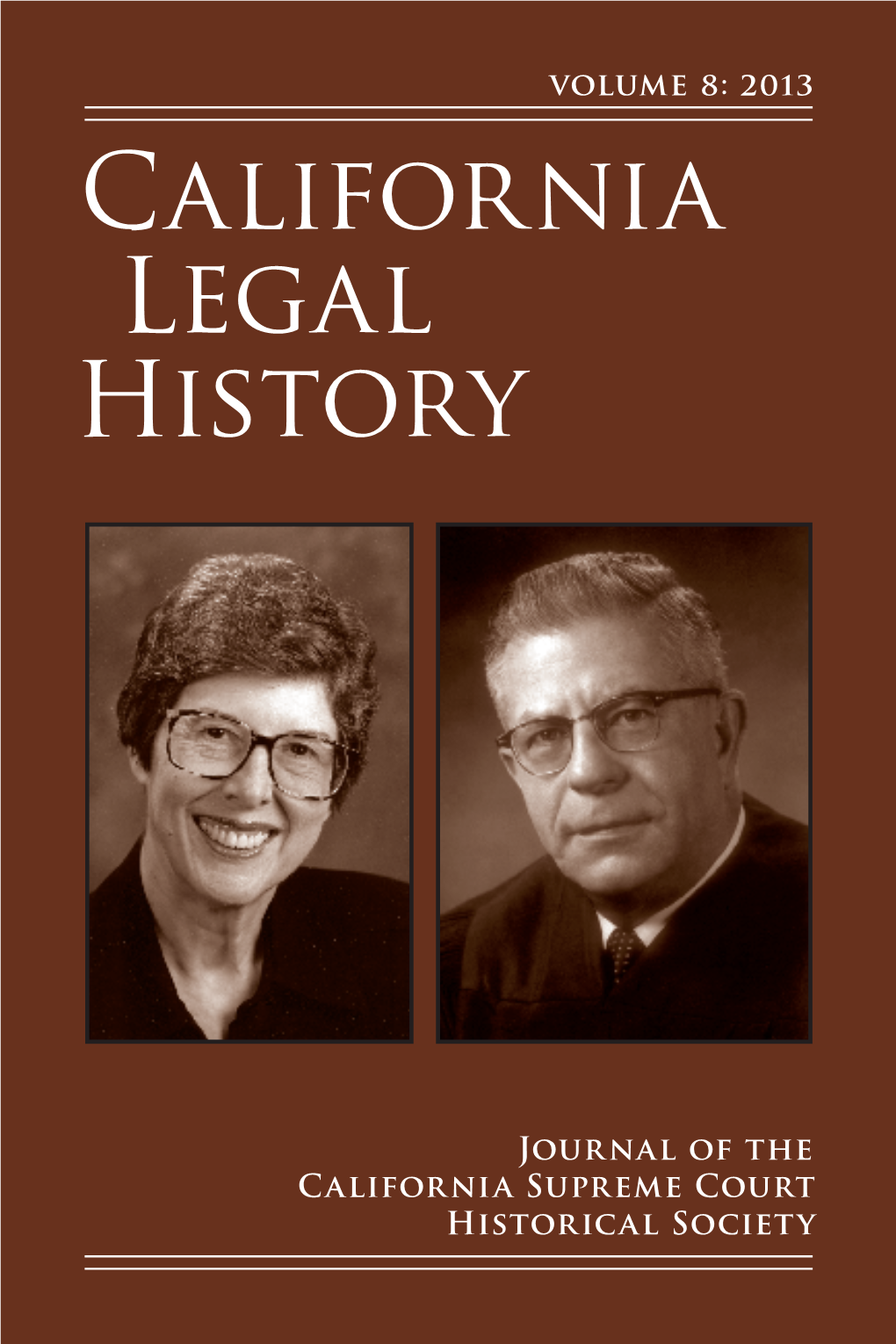 California Legal History | 2013