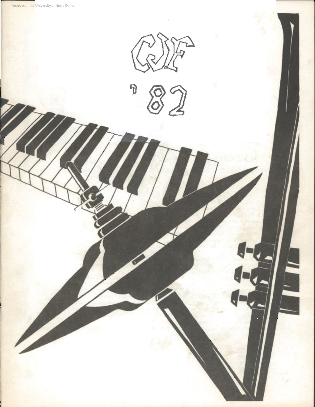 Notre Dame Collegiate Jazz Festival Program, 1982