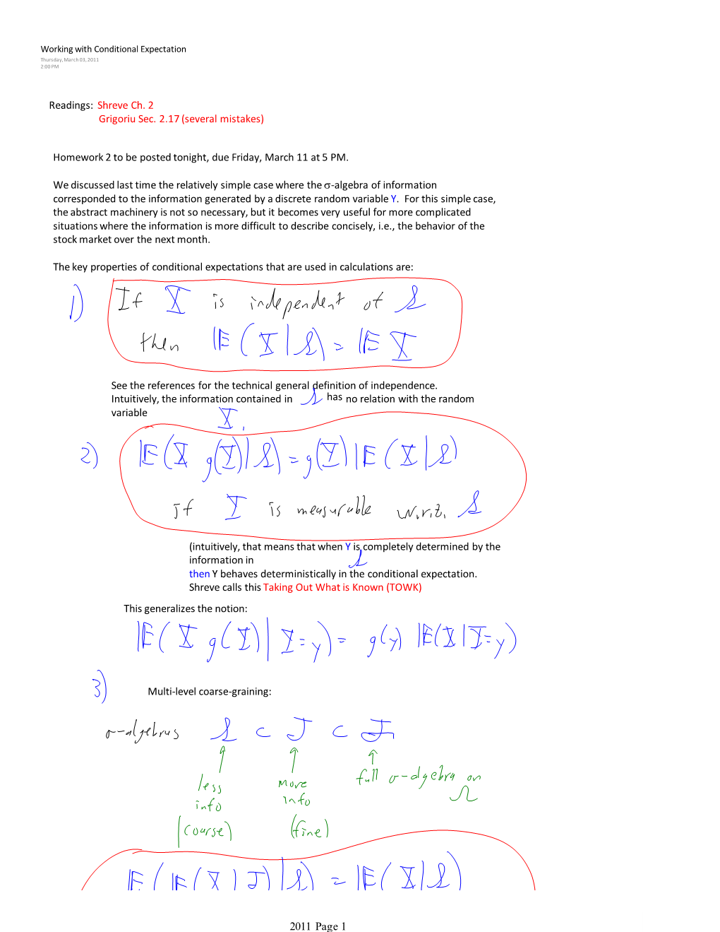 Grigoriu Sec. 2.17 (Several Mistakes) Readings