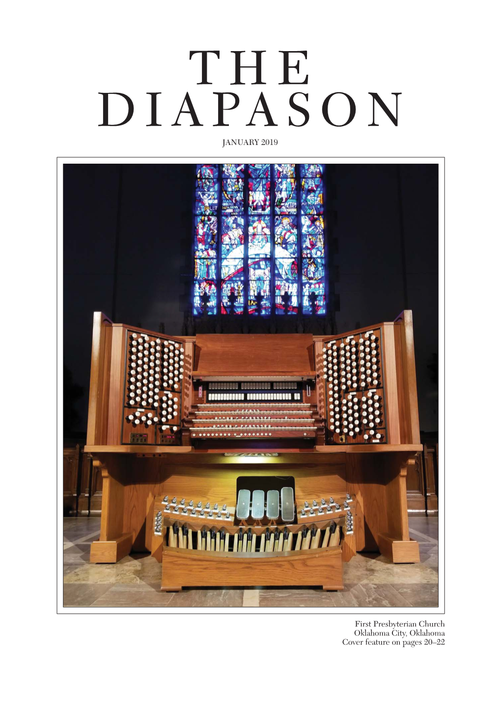 JANUARY 2019 First Presbyterian Church Oklahoma City, Oklahoma