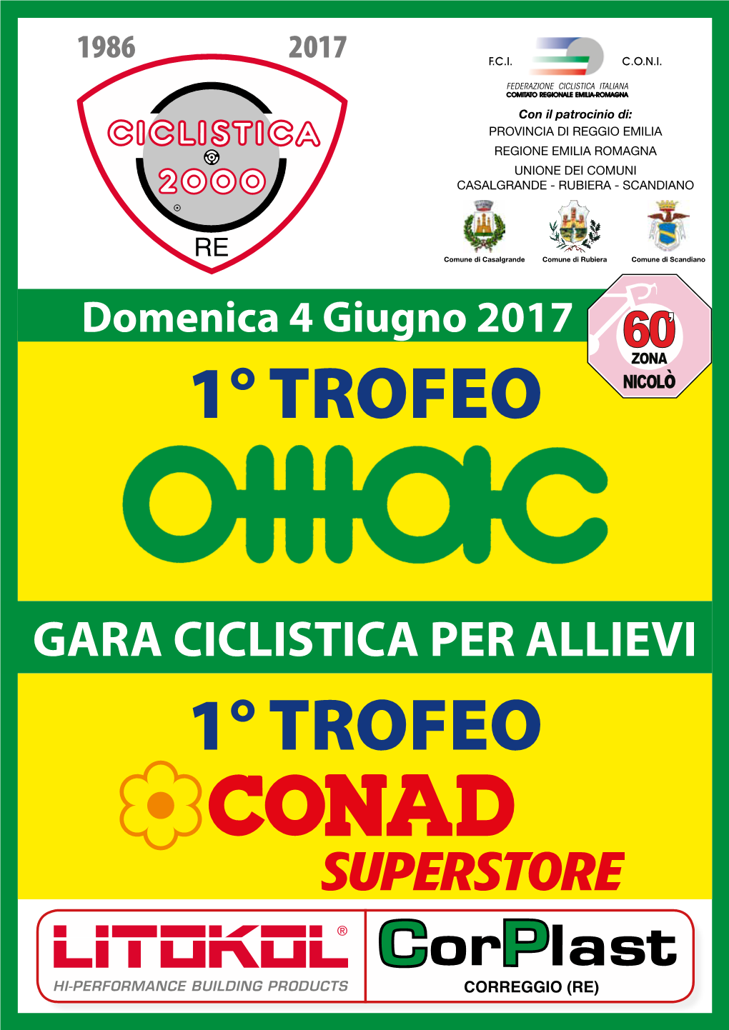 Gara Ciclistica Per Allievi 1° Trofeo