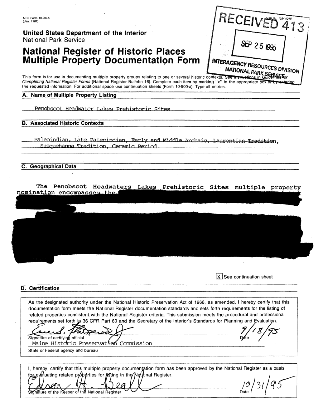 National Register of Historic Places Multiple Property Documentation Form --J I Kla~Etr\*