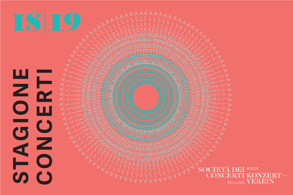 Stagione Concertistica Konzertsaison 2018-2019