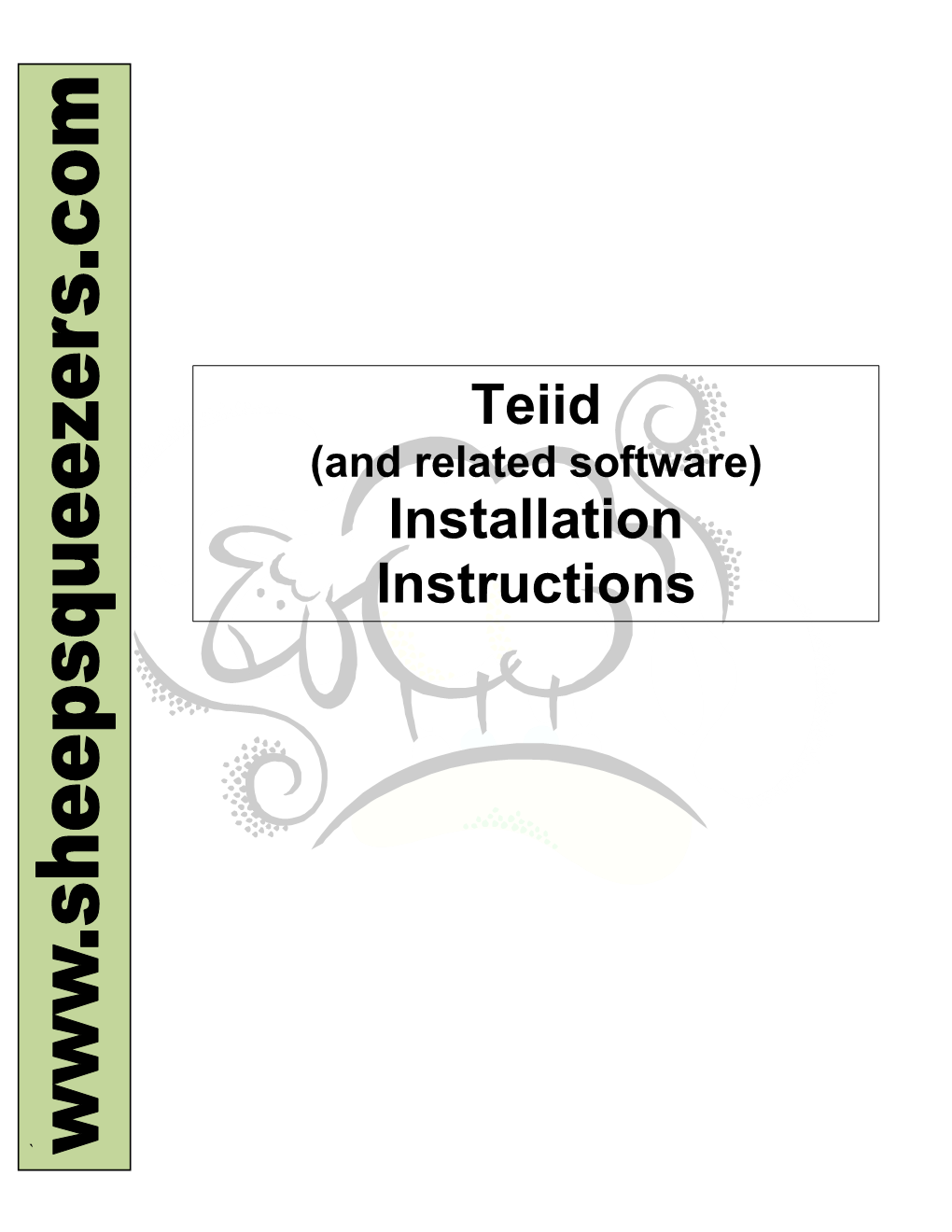 Teiid Installation Instructions