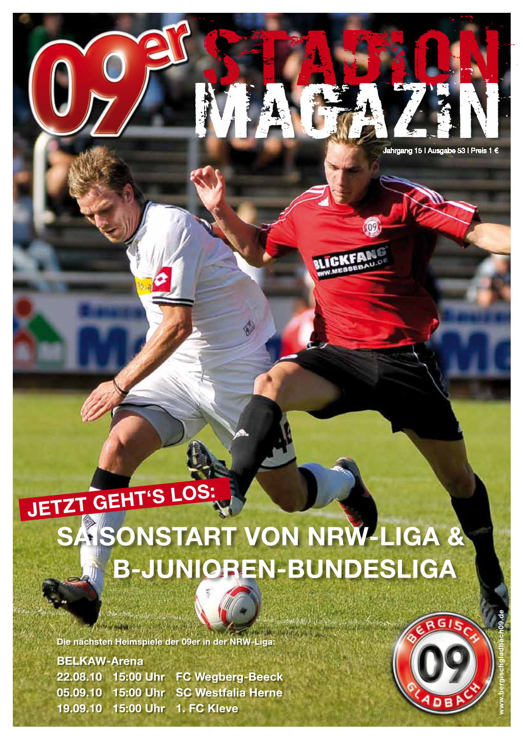 Saisonstart Von Nrw-Liga & B-Junioren-Bundesliga