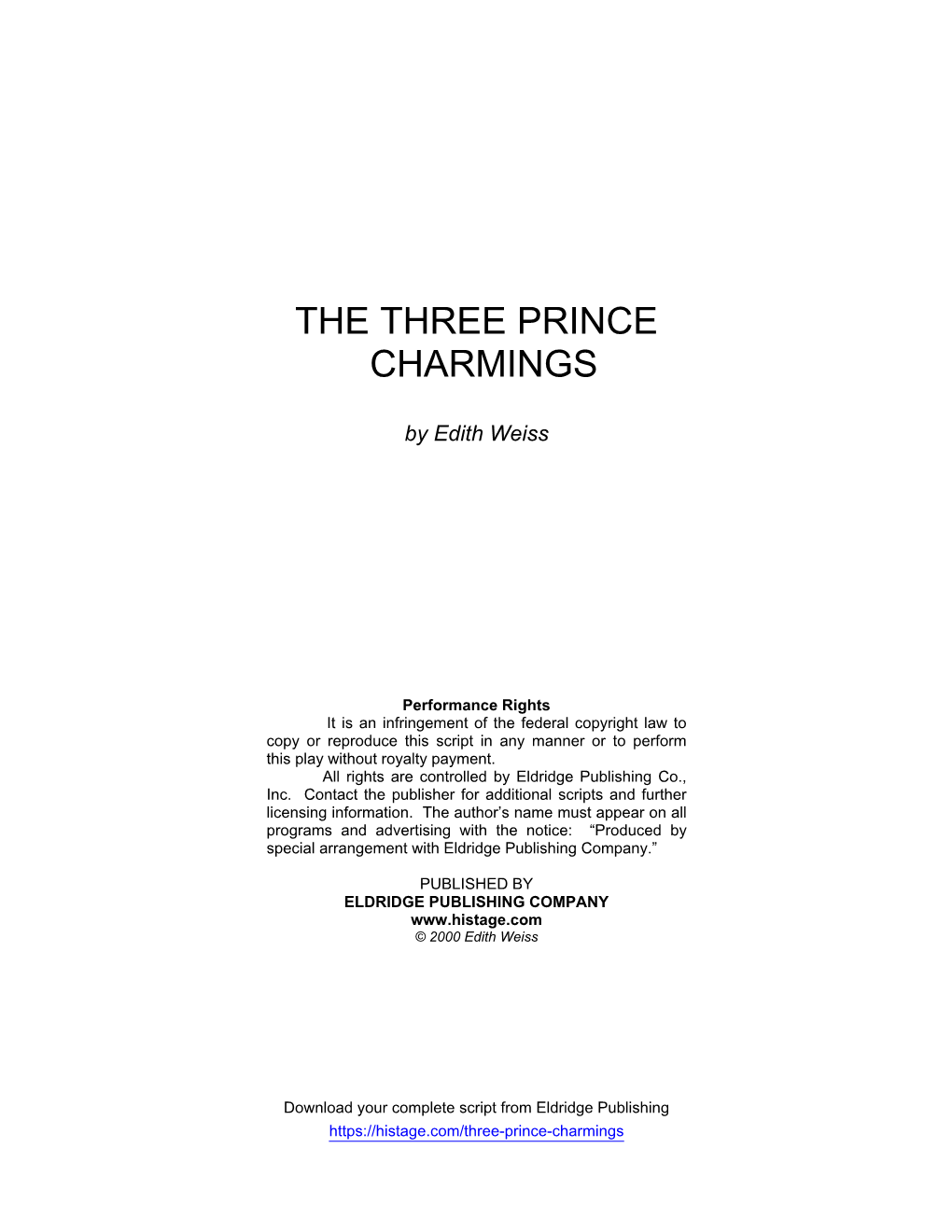 The Three Prince Charmings